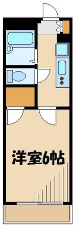 レオパレスクリムゾン矢口の物件間取画像